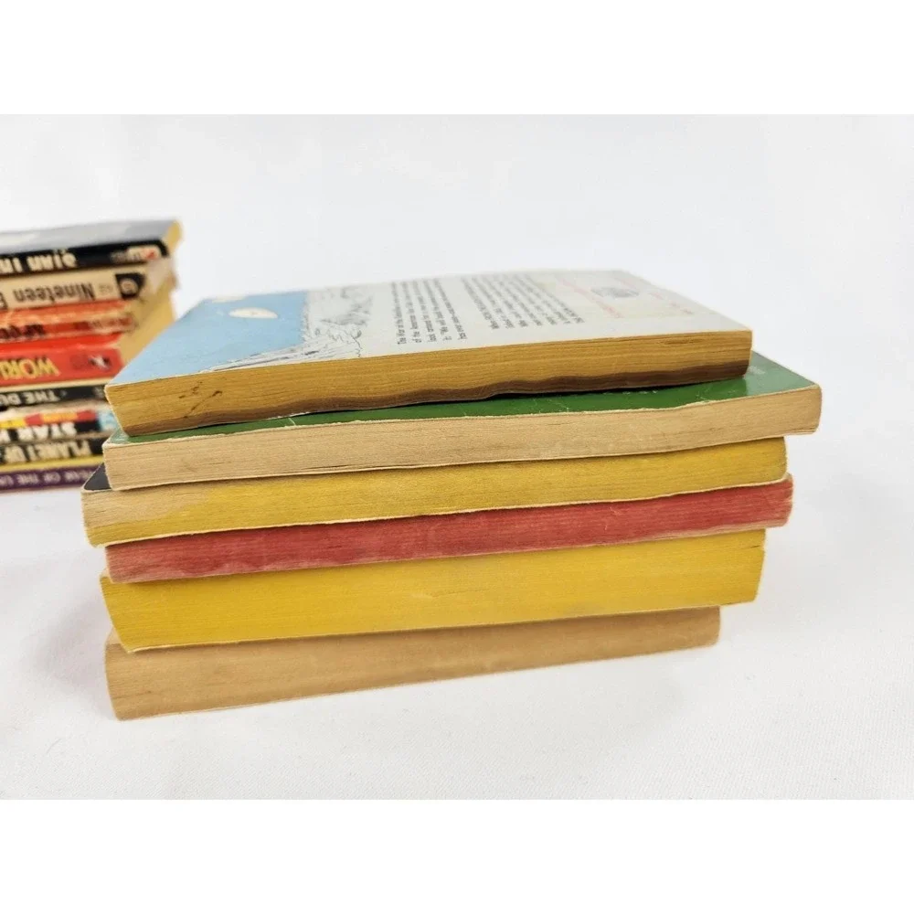SciFi & Classics Paperback Books Various Authors Lot of 14 1984 Verne C.S. Lewis